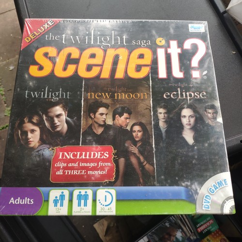Scene IT Board Game Deluxe Saga Twilight DVD New Moon Eclipse includes images fr - Picture 8 of 8