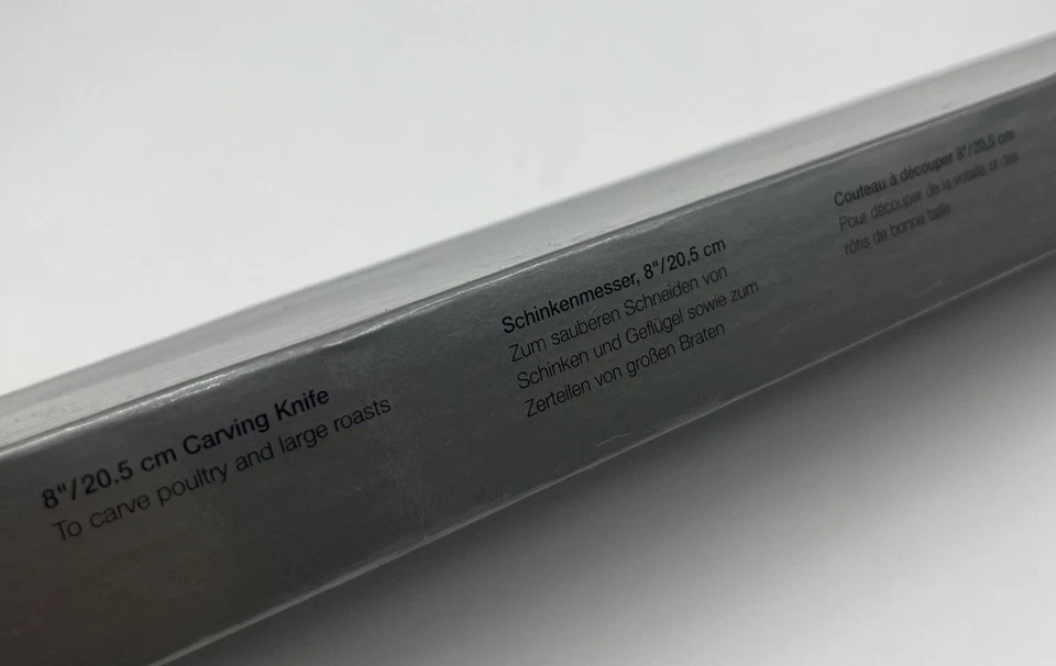 Tupperware Chefserie Schinkenmesser Schwarzer Griff 20 5cm Edelstahl Japan OVP - Bild 3 von 4