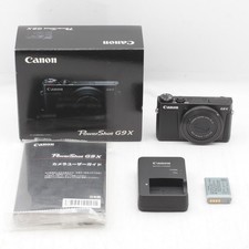 【MINT w/Box】Canon PowerShot G9X 20.2 MP Digital Camera Black From Japan