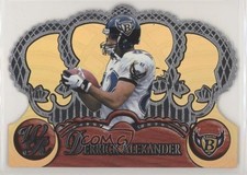 1997 Pacific Crown Royale Gold Holofoil Derrick Alexander #10 1u9