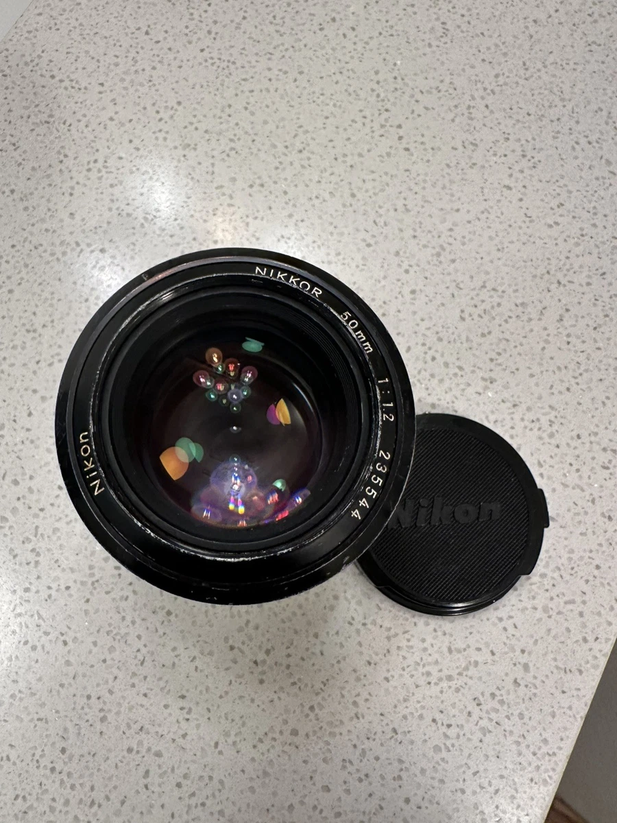 NIKKOR　ニコン　５０mm　１:１.２　中古品 Nikon NIKKOR f/1.2 Camera Lenses 50mm Focal for sale | eBay