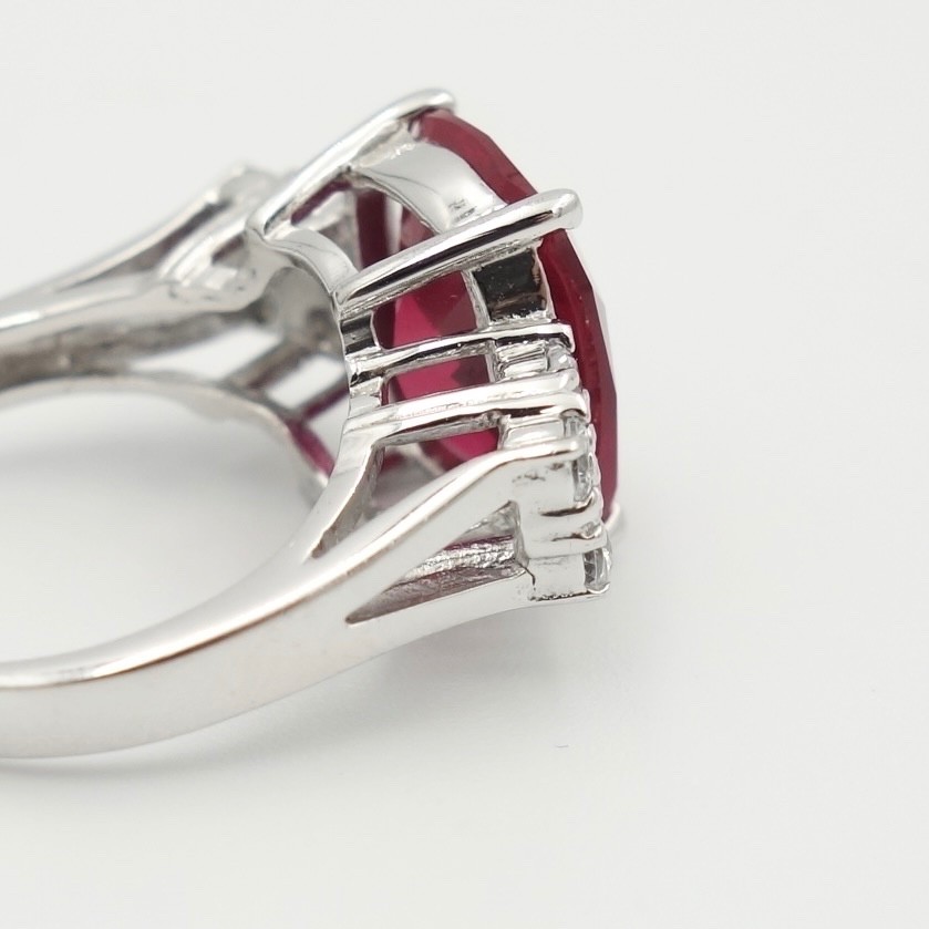 Lab Created Ruby Simulated Diamond 925 Sterling S… - image 11