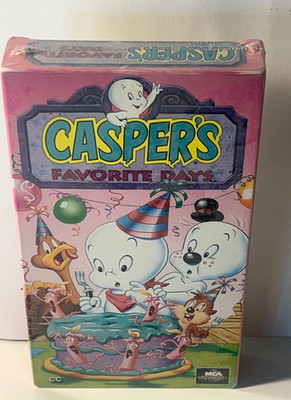 ✨希少✨ヴィンテージ　キャスパー　CASPER'S TV SET 海外版 Casper's Favorite Days New Vhs 1992 96898138031| eBay