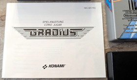 Gradius - Nintendo NES gioco PAL B - CONFEZIONE ORIGINALE - CIB