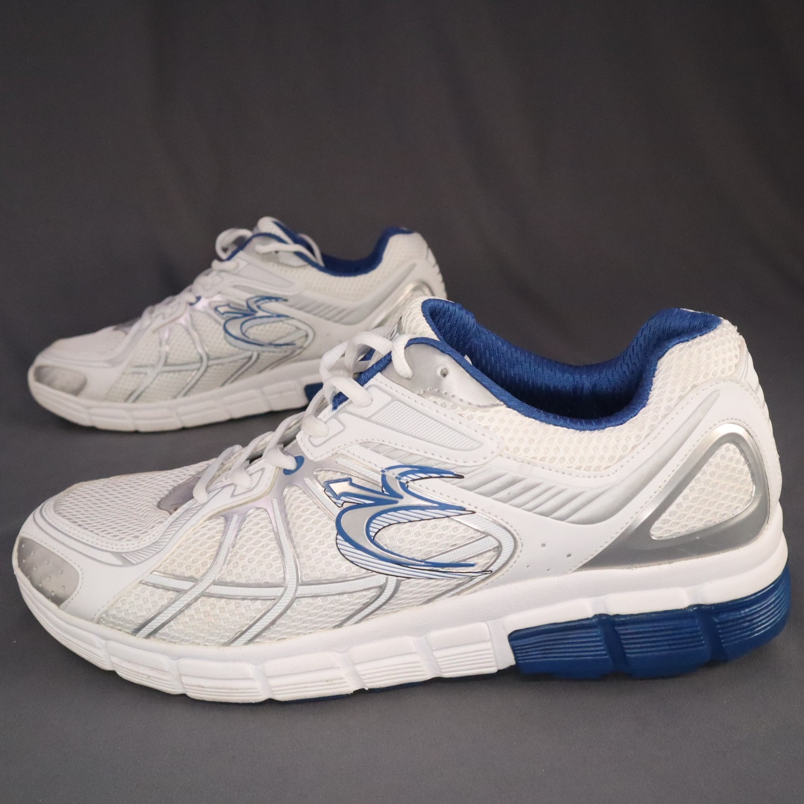 SAOLA Gravity Defyer Uomo Sneakers Tenny Scarpe Bianco Blu Antiscivolo Taglia 13