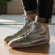 NEW Vintage 1986 Snakeskin Python Sneakers Snakers Women's Size 8 RARE