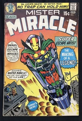 MISTER MIRACLE #1 (1971) 1st Mister Miracle & Oberon, Around VG/F