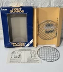 Classic Vintage Car Lucas 5 3/4" Stainless Headlamp Light Guards Protectors x2