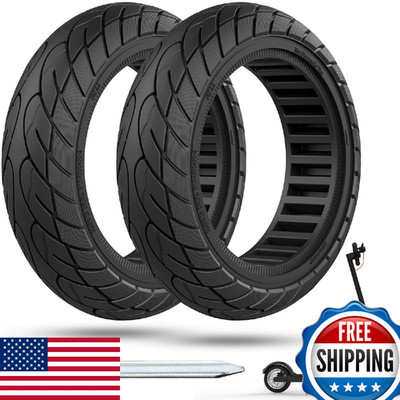 Cooryda 60/70-6.5 Solid Scooter Tire for Ninebot Max G30P/LP Tubeless Wheel