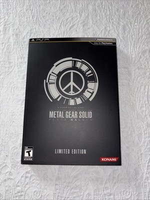 Metal Gear Solid Peace Walker Limited Edition For PSP PlayStation New See Notes