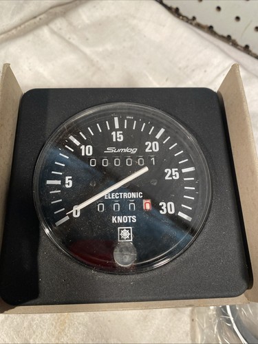 VDO MARINE GAUGE Sumlog Velocímetro 0-30 Nudos Nuevo Con Herrajes - Imagen 4 de 7