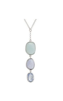 Neu Elle Zucker melon N0300 Sterlingsilber .925 Halskette Einzelhandel 45.7cm
