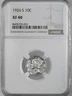 1926-S 10C MERCURY SILVER DIME NGC XF40 #8405235-031