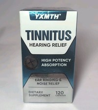 120 Capsules Tinnitus Relief for Ringing Ears, Natural Hearing Health Formula