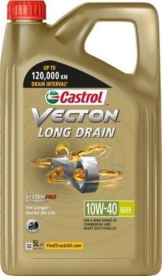 For Castrol Vecton LD 10W40 E6/E9 5L Engine Oil 10W40 5L Vecton 15F3D1 Engine o