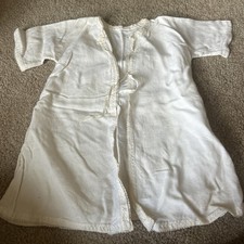 True vintage antique 1940/50s baby toddler little girls cotton dress robe