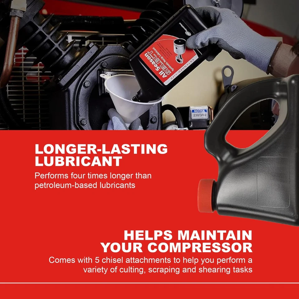 	Botella de 5L lubricante sintético Ingersoll Rand 38440236 OEM All Season Select	 Foto 3 de 4