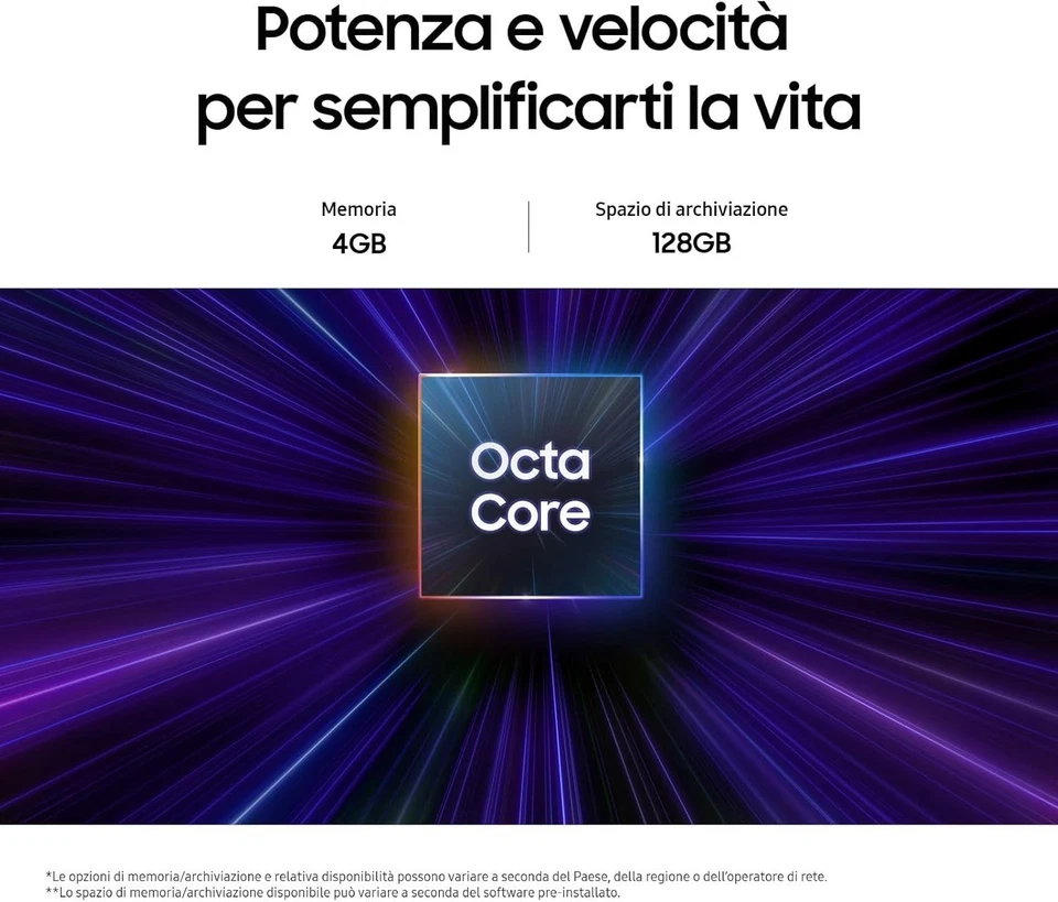 Samsung Galaxy A15 5G Smartphone Android 14 6.5″ FHD+ 128 GB – Blue Black - Immagine 4 di 4