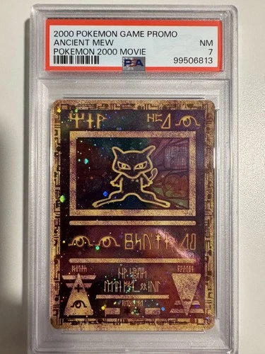 2000 POKEMON GAME MOVIE POKEMON 2000 MOVIE ANCIENT MEW PSA 7
