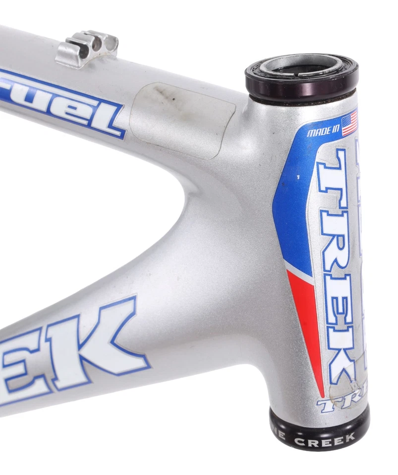 Cuadro de bicicleta Trek Top Fuel Team edición 110 OCLV carbono MTN 26" GRANDE plateado 2005 Foto 4 de 4