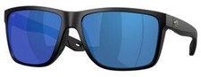 Costa Del Mar 6 S 9135 matte black blue mirror 580p policarbonate polarized 913