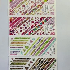 set nails water decal stickers colorful bubble pattern beautiful finger design