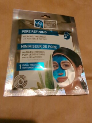 1 Global Beauty Care Pore Refining Hydrogel Face Mask Aloe Vera Tea Tree
