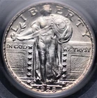 1928 D STANDING LIBERTY QUARTER PCGS MS 64 BLAZING  BRIGHT SILVER HEADLIGHT WITH