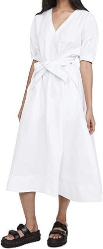 3.1 Phillip Lim Short Sleeve Belted Dress Kleid 50s NP 600€ - Bild 4 von 14