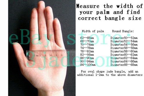 63mm * 48mm Carved Hetian Nephrite Jade Oval Bangle Bracelet w/ Certificate - Picture 12 of 12