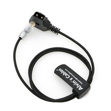 Flexible Power Cable Rotatable Right Angle 2 Pin Female to D tap for RED Komodo