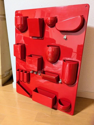 DOROTHEE BECKER & INGO MAUER 1969 "Vintage Uten Silo 2 " WALL STORAGE RED - Picture 5 of 8