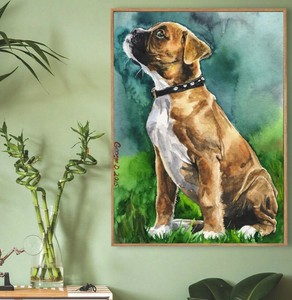 pet memorial painting