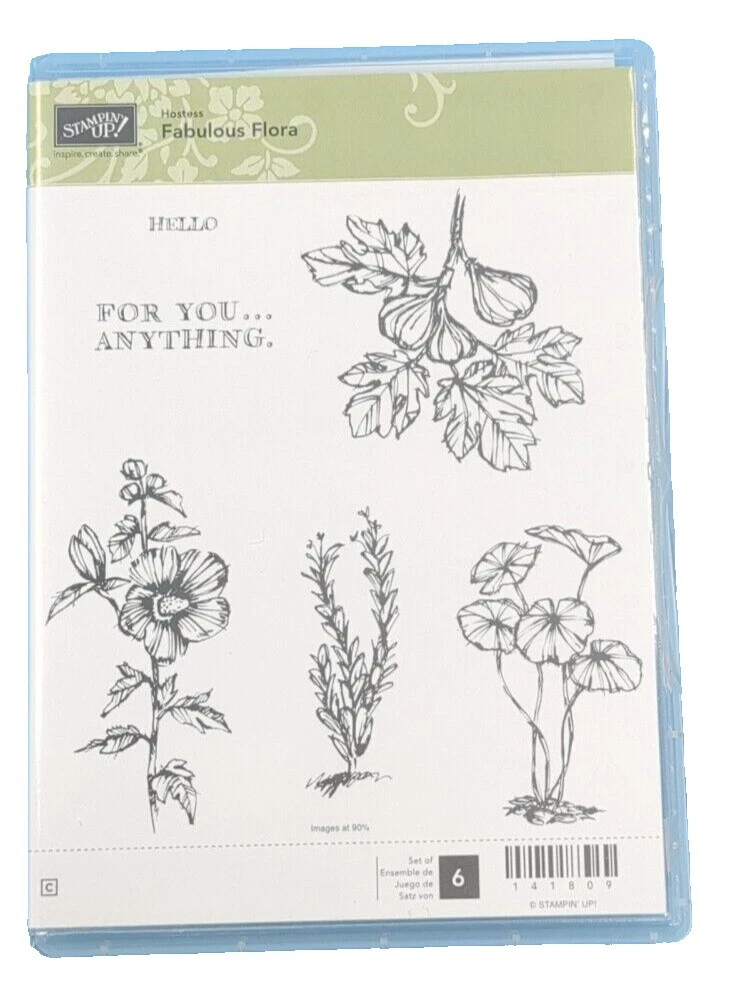 Stampin' Up! Sellos artesanales de Flores y Plantas