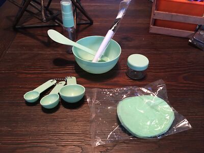 9 in 1 Facial Mask Mixing Bowl Kit Brush Spoon Stick Tool Face Care Kit DIY NIP