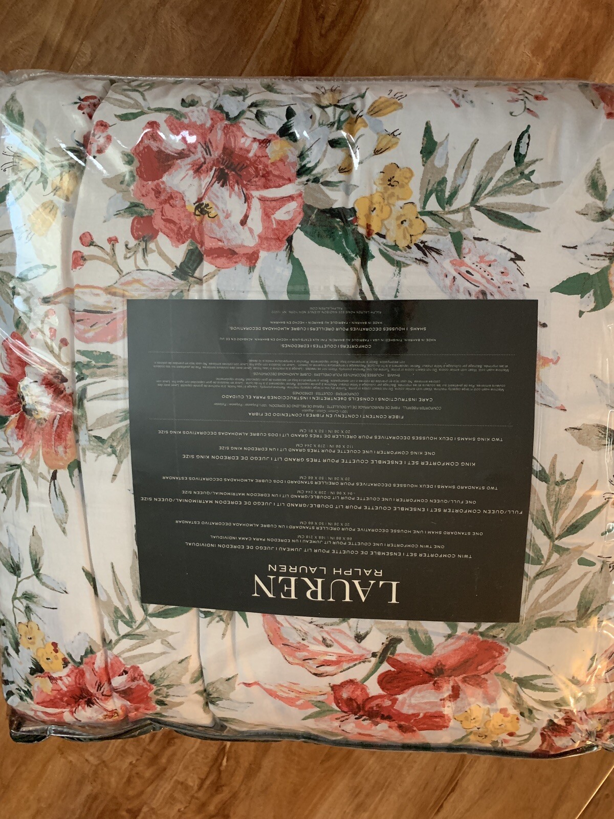 Ralph Lauren F/Queen Sannah Comforter and Two Standard Shams. Brand New! eBay