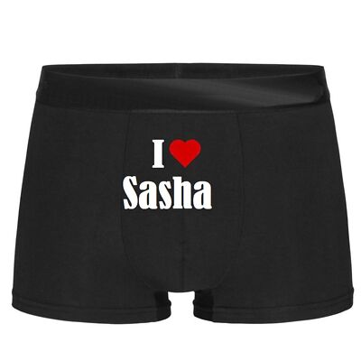 Boxershorts I Love Sasha Geburtstag Geschenk Valentinstag Weihnachten