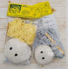 Moppits- Mop doll head  Lot of 6 Kits