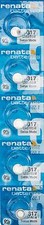 5 x Renata 317 Watch Batteries, 1.55V, 0 MERCURY equivalent SR516SW