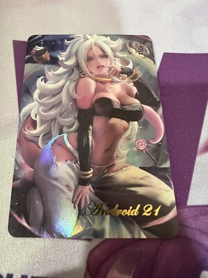 Android 21 Dragon Ball Z DBZ Waifu Custom Doujin Goddess Story Card