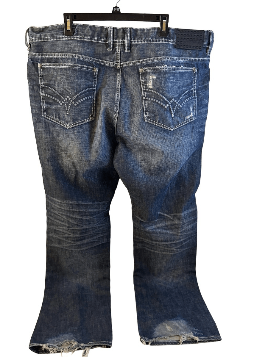 Affliction jeans distressed Los Angles Ace slim 42 rn#127458