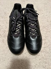 Puma King Platinum 21 Vegan FG AG Black Soccer Cleat 106478-05 Mens Size 10