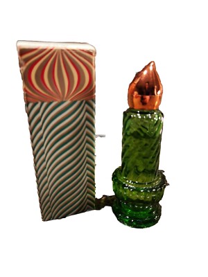 Vintage 1970s AVON Christmas Candle  Charisma Or Topaze Cologne New in Box 1 oz
