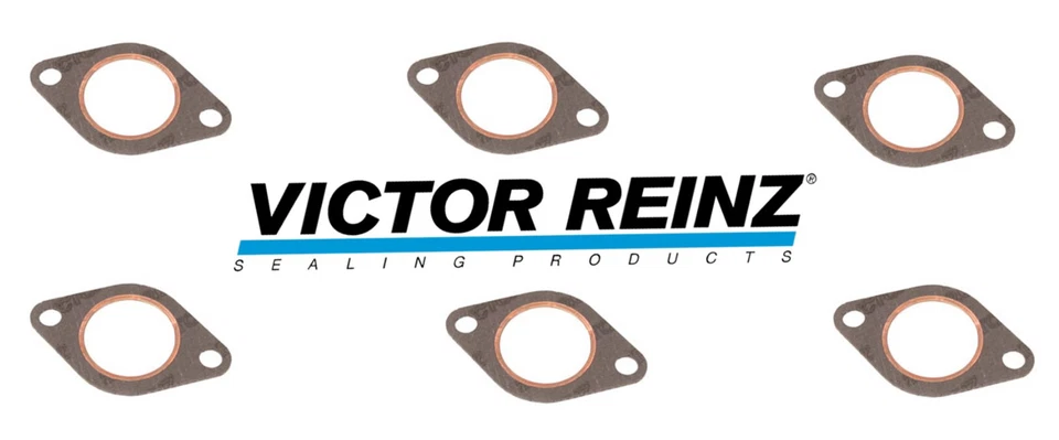 JUEGO DE 6 juntas de colector de escape para Porsche 911 1965-1976 914-6 - VICTOR REINZ Foto 2 de 4