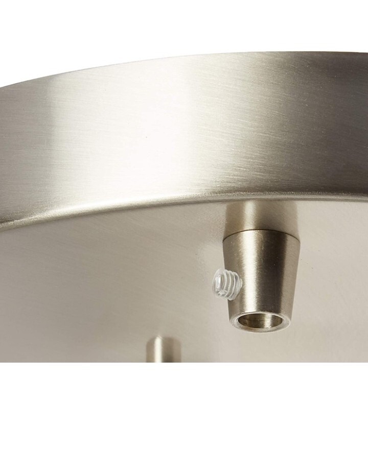 Sea Gull Lighting Towner 3 Light Cluster Canopy, Brushed Nickel - 7449403