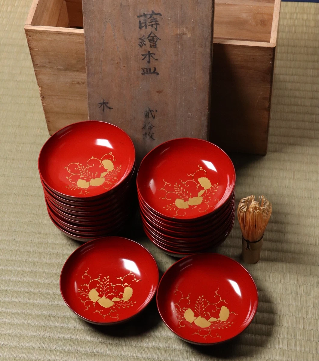 日本漆器古董盘子| eBay