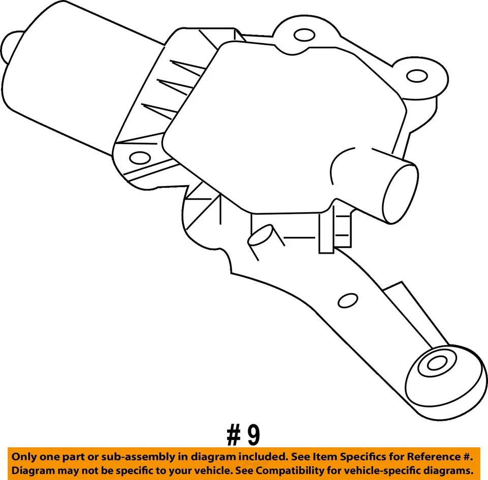 Used Windshield Wiper Motor fits: 2017 Infiniti Q60  Grade A - Изображение 4 из 4