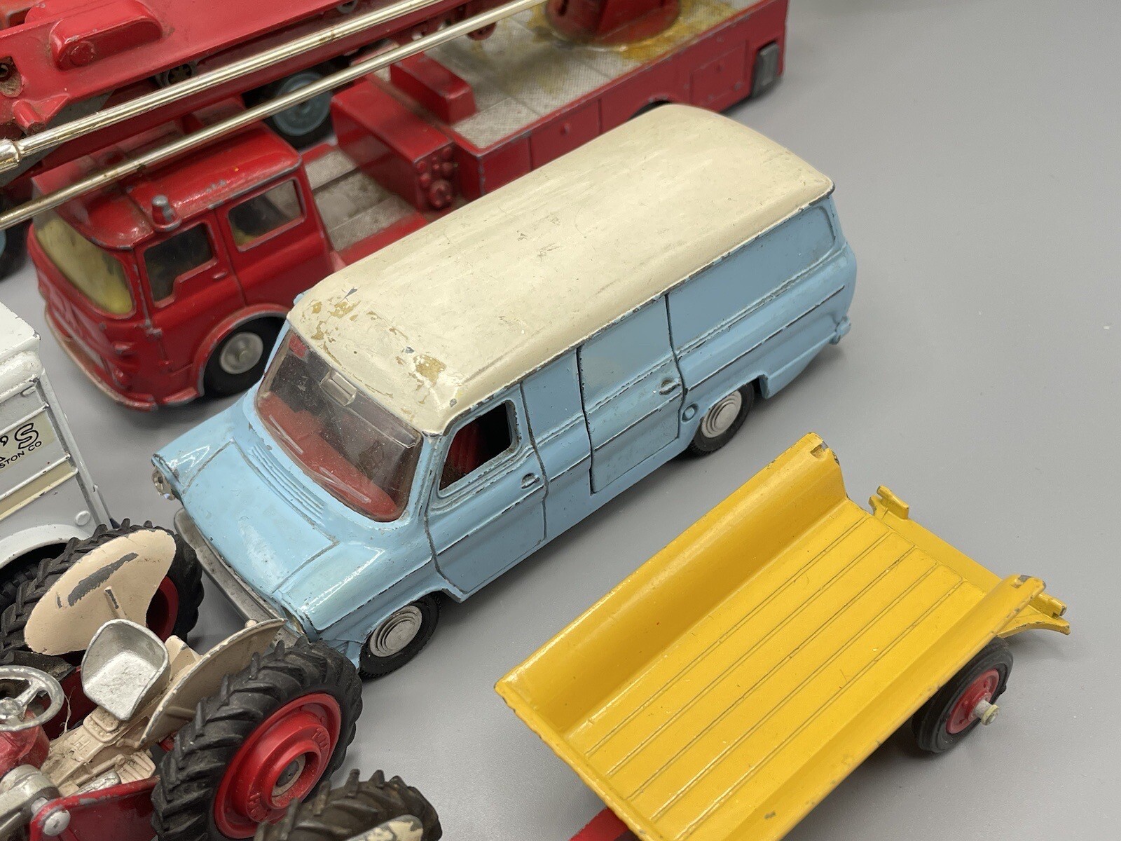 & Dinky Toys Commercial Job Lot Tractors, Combine, Armoured