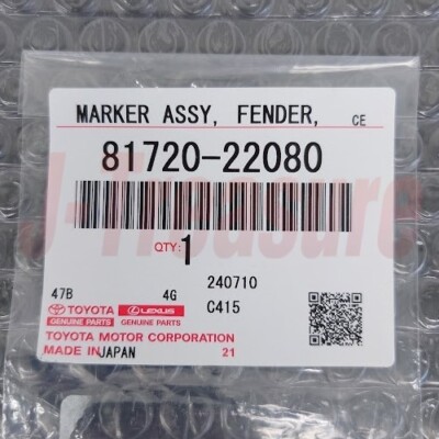 TOYOTA MARK2 JZX100 1996-2000 Genuine Front Fender Marker