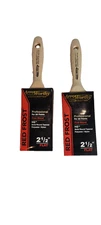 SET OF 2 ArroWorthy Red Frost 2.5" Flat Cut Brush HD 2030 0250